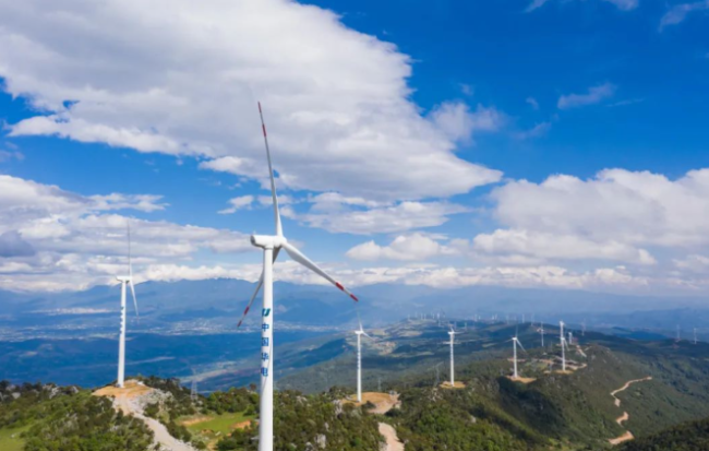 中国凉山风电基地白乌项目创纪录
